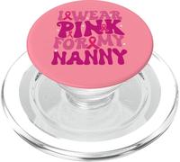 Indosso il rosa per la mia tata Bambini per la consapevolezza del cancro al seno PopSockets PopGrip per MagSafe