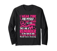 Indosso Il Rosa per Me Le Mie cicatrici raccontano Una Storia Maglia a Manica