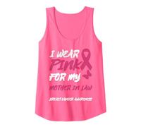 INDOSSO Il Rosa per MIA Madre in Legge CONSAPEVOLEZZA del Cancro al Seno Canotta