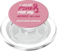 INDOSSO IL ROSA PER MIA MADRE IN LEGGE CONSAPEVOLEZZA DEL CANCRO AL SENO PopSockets PopGrip per MagSafe