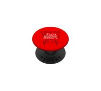 Indosso il rosso per combattere le malattie cardiache dicendo PopSockets PopGrip Adesivo
