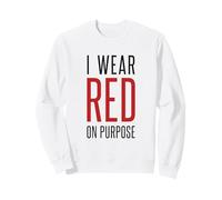 Indosso Il Rosso sulla consapevolezza delle malattie cardiache di proposito Felpa