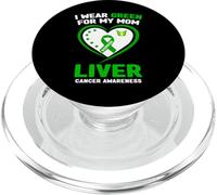 Indosso il verde per la consapevolezza del cancro al fegato di mia madre PopSockets PopGrip per MagSafe