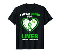 Indosso Il Verde per la consapevolezza del Cancro al fegato Maglietta