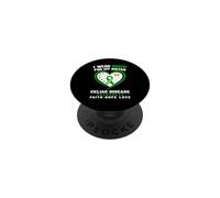 Indosso il verde per la consapevolezza della malattia celiaca della sorella PopSockets PopGrip Adesivo