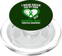 Indosso il verde per la consapevolezza della paralisi del tratto digestivo di mia madre PopSockets PopGrip per MagSafe