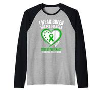 Indosso Il Verde per la consapevolezza DTP della mia Fidanzata Maglia con Maniche Raglan