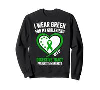 Indosso Il Verde per la consapevolezza DTP della mia Ragazza Felpa