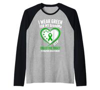 Indosso Il Verde per la consapevolezza DTP di mia Nonna Maglia con Maniche Raglan