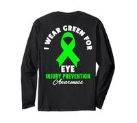 Indosso Il Verde per la prevenzione delle lesioni agli Occhi Maglia a Manica