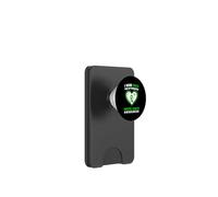Indosso il verde per mia figlia - Consapevolezza della salute mentale PopSockets PopWallet per MagSafe