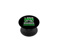Indosso il verde per mio nonno linfoma non Hodgkin PopSockets PopGrip Adesivo