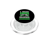 Indosso il verde per mio nonno linfoma non Hodgkin PopSockets PopGrip per MagSafe