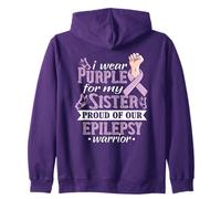 Indosso Il Viola per la Giornata di sensibilizzazione della Felpa con Cappuccio