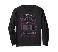 INDOSSO Il Viola per Lupus Awareness SLE Meme Maglia a Manica