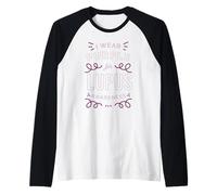INDOSSO Il Viola per Lupus Awareness SLE Meme Maglia con Maniche Raglan