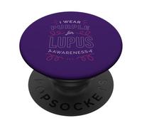 INDOSSO IL VIOLA PER LUPUS AWARENESS SLE Meme PopSockets PopGrip Adesivo