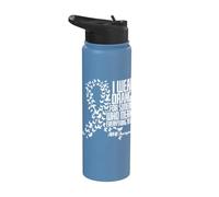 Indosso l"arancione per qualcuno che significa tutto per me ADHD Stainless Steel Insulated Water Bottle