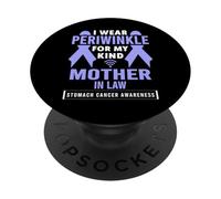 Indosso la pervinca per la mia madre in legge cancro allo stomaco PopSockets PopGrip Adesivo