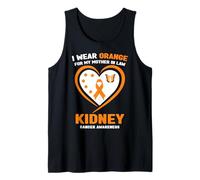 Indosso l'arancione per la consapevolezza del Cancro ai reni di mia Suocera Canotta