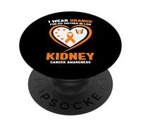 Indosso l'arancione per la consapevolezza del cancro ai reni di mia suocera PopSockets PopGrip Adesivo