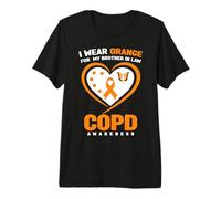 Indosso larancione per la consapevolezza della BPCO di Mio cognato Maglietta Premium