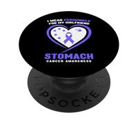 Indosso pervinca per la consapevolezza del cancro allo stomaco della mia ragazza PopSockets PopGrip Adesivo