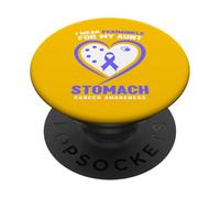 Indosso pervinca per la consapevolezza del cancro allo stomaco di mia zia PopSockets PopGrip Adesivo