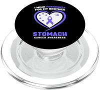 Indosso pervinca per la consapevolezza del cancro allo stomaco di mio fratello PopSockets PopGrip per MagSafe