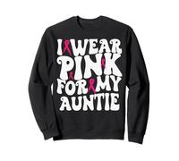 Indosso Rosa per i Bambini di mia Zia per la consapevolezza del Cancro al Seno Felpa