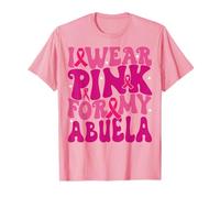 Indosso Rosa per i Miei Bambini di Abuela per la consapevolezza del Cancro al Seno Maglietta