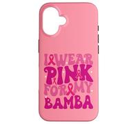 Indosso rosa per i miei bambini di sensibilizzazione al cancro al seno Bamba Custodia per iPhone 16