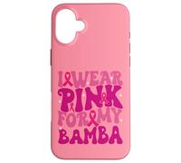 Indosso rosa per i miei bambini di sensibilizzazione al cancro al seno Bamba Custodia per iPhone 16 Plus
