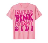 Indosso Rosa per i Miei Bambini Didi per la consapevolezza del Cancro al Seno Maglietta