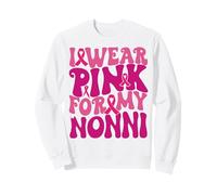 Indosso Rosa per i Miei Bambini Nonni per la consapevolezza del Cancro al Seno Felpa