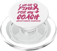 INDOSSO ROSA PER IL MIO COACH CONSAPEVOLEZZA DEL CANCRO AL SENO PopSockets PopGrip per MagSafe