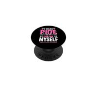 Indosso Rosa Per Il Mio Sé Consapevolezza Del Cancro Al Meno PopSockets PopGrip Adesivo