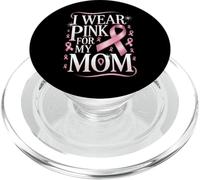 Indosso rosa per il sostegno alla consapevolezza del cancro di mia madre PopSockets PopGrip per MagSafe