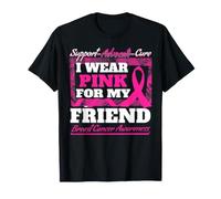Indosso Rosa per la consapevolezza del Cancro al Seno del Mio Amico Maglietta