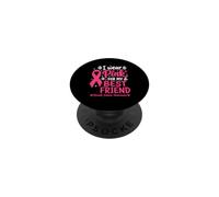 Indosso rosa per la consapevolezza del cancro al seno del mio migliore amico PopSockets PopGrip Adesivo