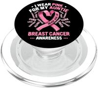 Indosso rosa per la consapevolezza del cancro al seno di mia zia PopSockets PopGrip per MagSafe