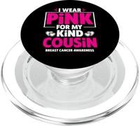 Indosso rosa per la consapevolezza del cancro al seno di mio cugino PopSockets PopGrip per MagSafe