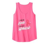 Indosso Rosa per la consapevolezza del Cancro del Mio coniuge Canotta