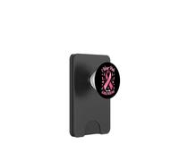 Indosso rosa per la consapevolezza del cancro della mia ragazza PopSockets PopWallet per MagSafe