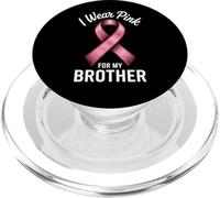 Indosso rosa per la consapevolezza del cancro di mio fratello PopSockets PopGrip per MagSafe