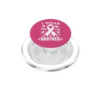 Indosso rosa per la consapevolezza del cancro di mio fratello PopSockets PopGrip per MagSafe