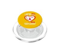 Indosso Rosso Per Mio Papà SCA All"improvvisa consapevolezza dell"arresto cardiaco PopSockets PopGrip per MagSafe