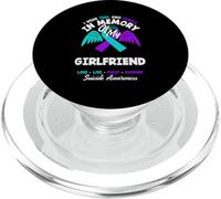Indosso Teal E Viola In Memoria Della Mia Ragazza PopSockets PopGrip per MagSafe