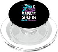 Indosso Teal E Viola In Memoria Di Mio Figlio PopSockets PopGrip per MagSafe
