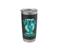 Indosso Teal For My Brother Bicchiere termico in acciaio inox doppia parete